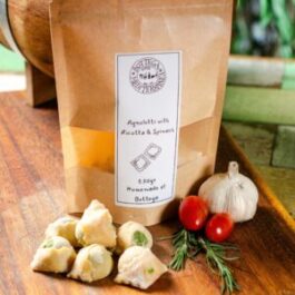 BOTTEGA HOMEMADE AGNOLOTTI STUFFED WITH RICOTTA&SPINACH 250GR FROZEN