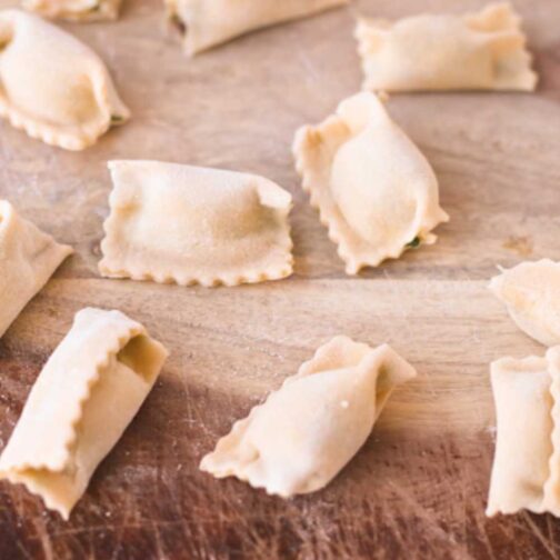 BOTTEGA HOMEMADE AGNOLOTTI STUFFED WITH PORCINI MUSHROOM 250GR FROZEN