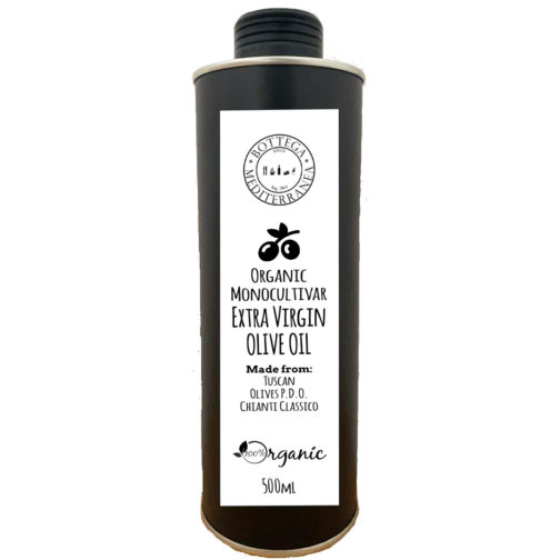 BOTTEGA ORGANIC MONOCULTIVAR TUSCAN EVOO 500ML