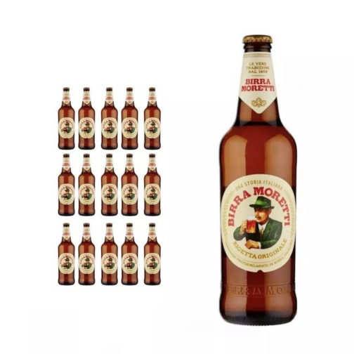 CASE OF BIRRA MORETTI 660ML (15 bottles)