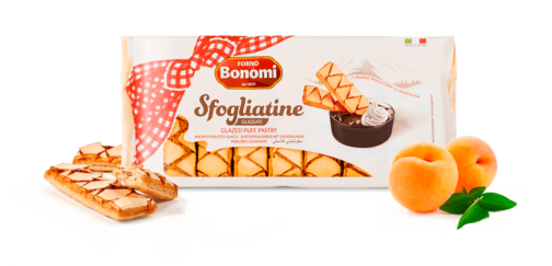 BONOMI GLAZED PUFF PASTRY BISCUIT 400GR