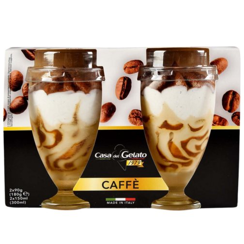 CASA DEL GELATO COFFEE GELATO IN GLASS CUP