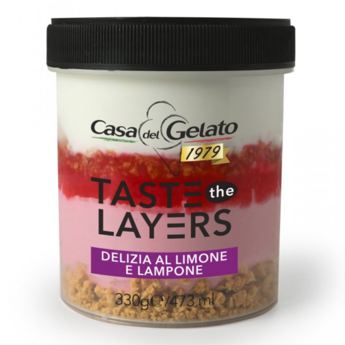 CASA DEL GELATO RASPBERRY LEMON PIE GELATO