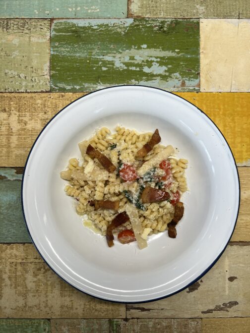 Fusilli Bucati, Asparagi Bianchi