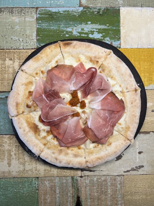 Pizza Bianca Asparagi Bianchi